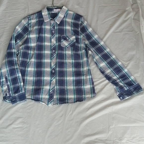 ARDENE WOMEN'S PLAID SHIRT - Picture 1 of 3